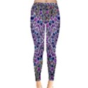 Digital Painting Drawing Of Flower Power Inside Out Leggings View3