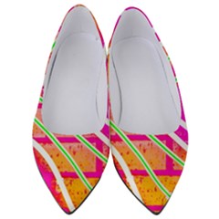 Pop Art Neon Wall Women s Low Heels by essentialimage365