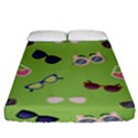 Sunglasses Funny Fitted Sheet (King Size) View1