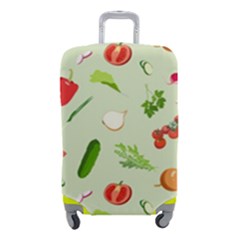 Seamless Pattern With Vegetables  Delicious Vegetables Luggage Cover (small) by SychEva