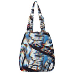 Rainbow Vortex Center Zip Backpack by MRNStudios