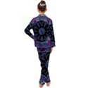 Framed Mandala Kid s Satin Long Sleeve Pajamas Set View2