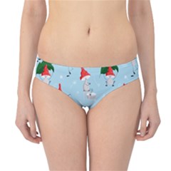 Funny Mushrooms Go About Their Business Hipster Bikini Bottoms by SychEva