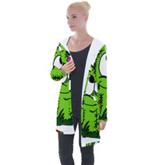 Cactus Longline Hooded Cardigan by IIPhotographyAndDesigns