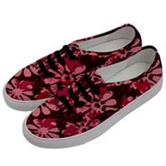 Folk Flowers Art Pattern  Men s Classic Low Top Sneakers by Eskimos