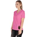 Cupcake Women s V-Neck Scrub Top View2