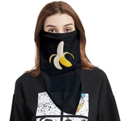 Banana Face Covering Bandana (triangle) by snackkingdom