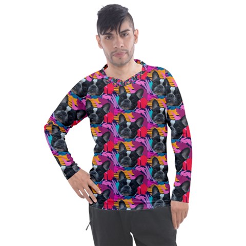 Doggy Men s Pique Long Sleeve Tee by Sparkle