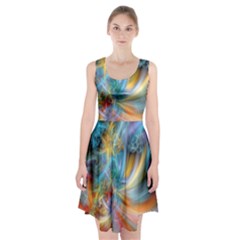 Colorful Thoughts Racerback Midi Dress by WolfepawFractals