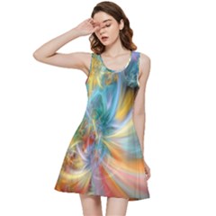 Colorful Thoughts Inside Out Racerback Dress by WolfepawFractals