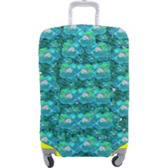 Big Roses In The Forest Luggage Cover (large) by pepitasart