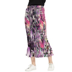 Combat Drops Maxi Fishtail Chiffon Skirt by MRNStudios