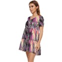 Combat Drops Tiered Short Sleeve Mini Dress View3