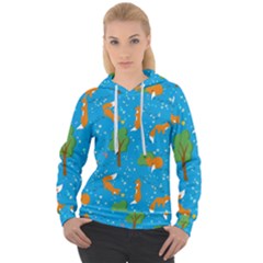 Red Fox In The Forest Women s Overhead Hoodie by SychEva