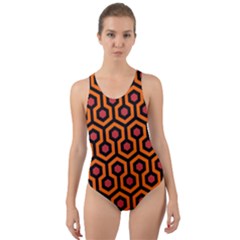 The Shining Overlook Hotel Carpet Cut-out Back One Piece Swimsuit by Malvagia