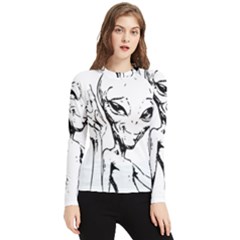 Paul Alien Women s Long Sleeve Rash Guard by KenArtShop