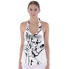 Paul Alien Babydoll Tankini Top by KenArtShop