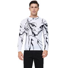 Paul Alien Men s Long Sleeve Rash Guard by KenArtShop