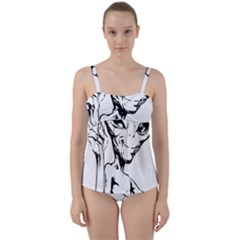 Paul Alien Twist Front Tankini Set by KenArtShop