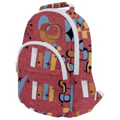 50s Rounded Multi Pocket Backpack by NerdySparkleGoth