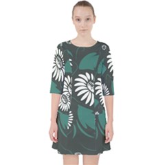 Folk Flowers Pattern Pocket Dress by Eskimos