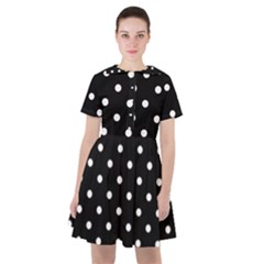 1950 Black White Dots Sailor Dress by SomethingForEveryone