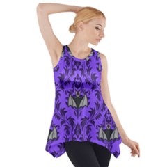 Friggin Bats Pattern Side Drop Tank Tunic by NerdySparkleGoth