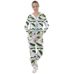 Folk Flowers Pattern Floral Surface Design Women s Tracksuit by Eskimos