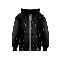 Sequence Card Collection Kids  Zipper Hoodie by WetdryvacsLair