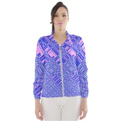 Root Humanity Barcode Purple Pink And Galuboi Women s Windbreaker by WetdryvacsLair