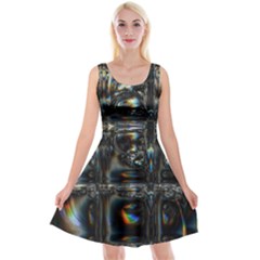 Power Up Reversible Velvet Sleeveless Dress by MRNStudios