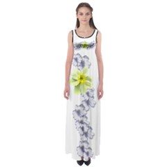 Lovely Florals Empire Waist Maxi Dress by pepitasart