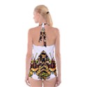 Bigcat Butterfly Boyleg Halter Swimsuit  View2