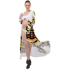 Bigcat Butterfly Maxi Chiffon Beach Wrap by IIPhotographyAndDesigns