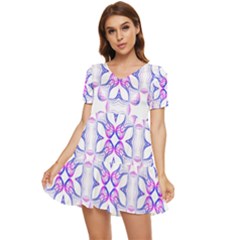 Pattern 6-21-5a Tiered Short Sleeve Mini Dress by PatternFactory