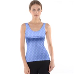 Soft Pattern Blue Tank Top by PatternFactory