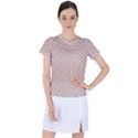 Soft Pattern Rose Women s Sports Top View1