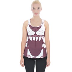 Kitsune Mask Piece Up Tank Top by mindnmint