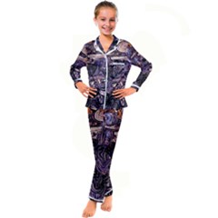 Outcast Kid s Satin Long Sleeve Pajamas Set by MRNStudios