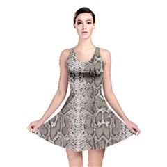 Snake Skin Reversible Skater Dress by LoolyElzayat