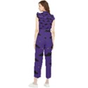 Bats In The Starry Sky Women s Frill Top Jumpsuit View2