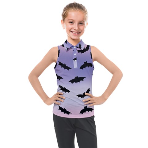 The Bats Kids  Sleeveless Polo Tee by SychEva