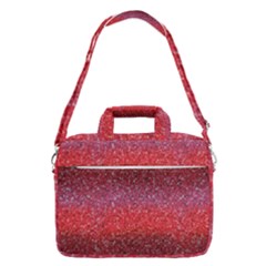 Red Sequins Macbook Pro Shoulder Laptop Bag (large) by SychEva