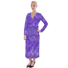 Speckled Velvet Maxi Wrap Dress by kiernankallan