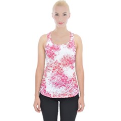 Red Splashes On A White Background Piece Up Tank Top by SychEva