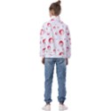 Red Drops On White Background Kids  Half Zip Hoodie View2