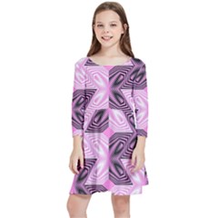 Abstract Kids  Quarter Sleeve Skater Dress by Sparkle