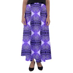 Modern Globes Flared Maxi Skirt by Sparkle