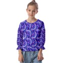 Digital Waves Kids  Cuff Sleeve Top View1