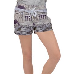 Erechtheum Temple, Athens, Greece Velour Lounge Shorts by dflcprintsclothing